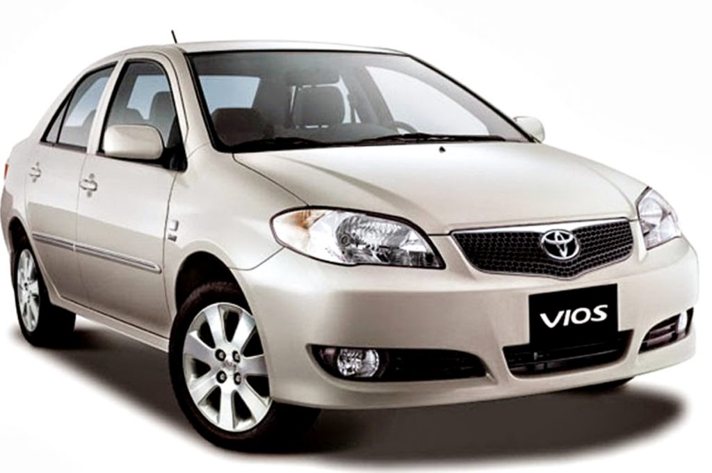 Toyota Vios of the first generation. 